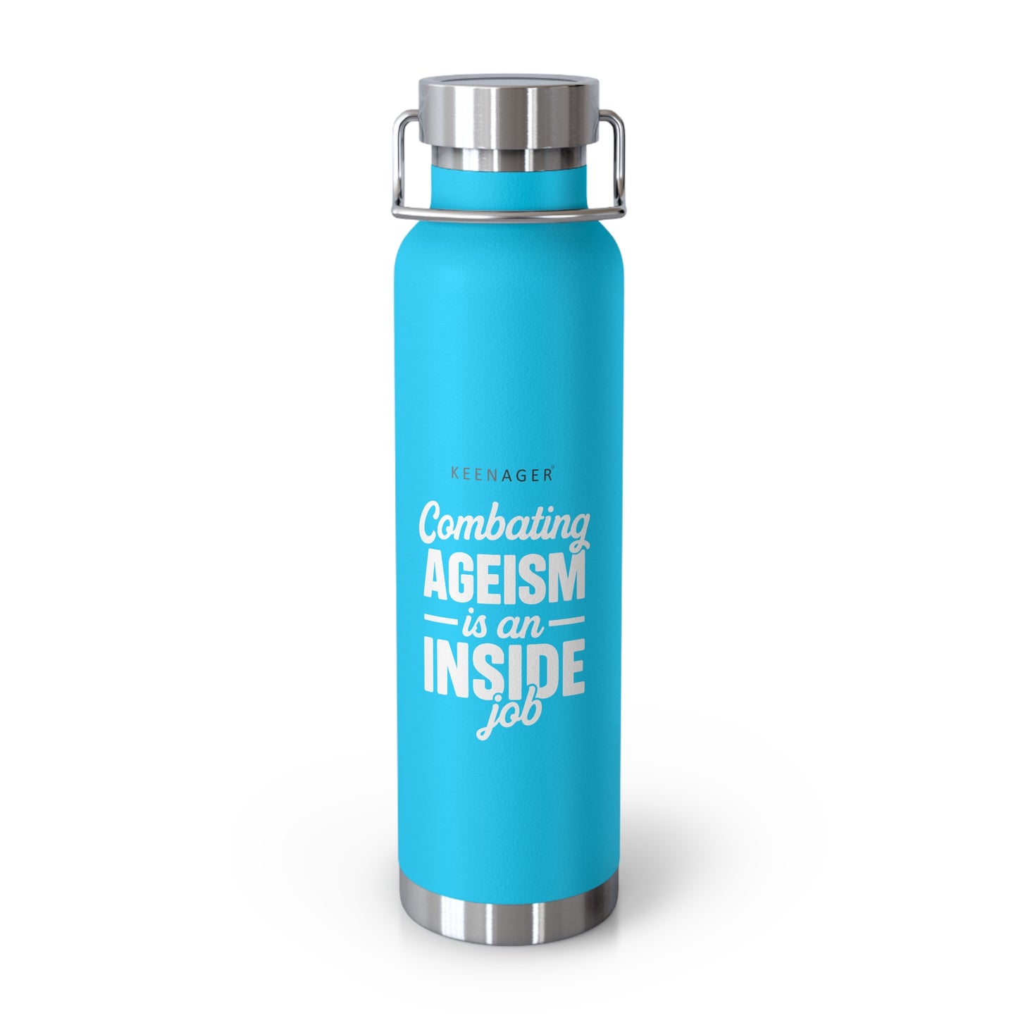 Combating Ageism Is an Inside Job – 22oz Insulated Water Bottle (Keenager)