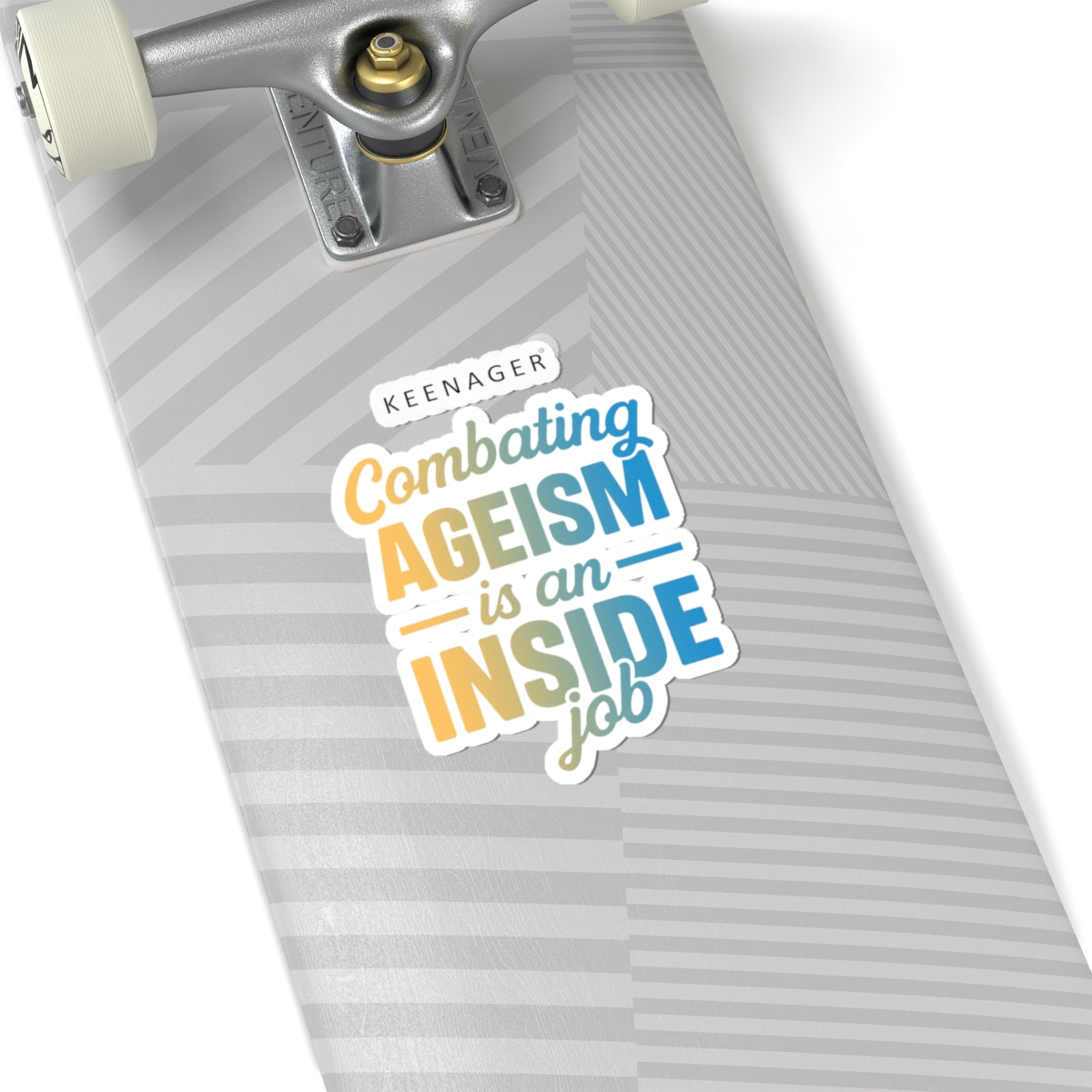 Combating Ageism – Empowering Keenager Sticker