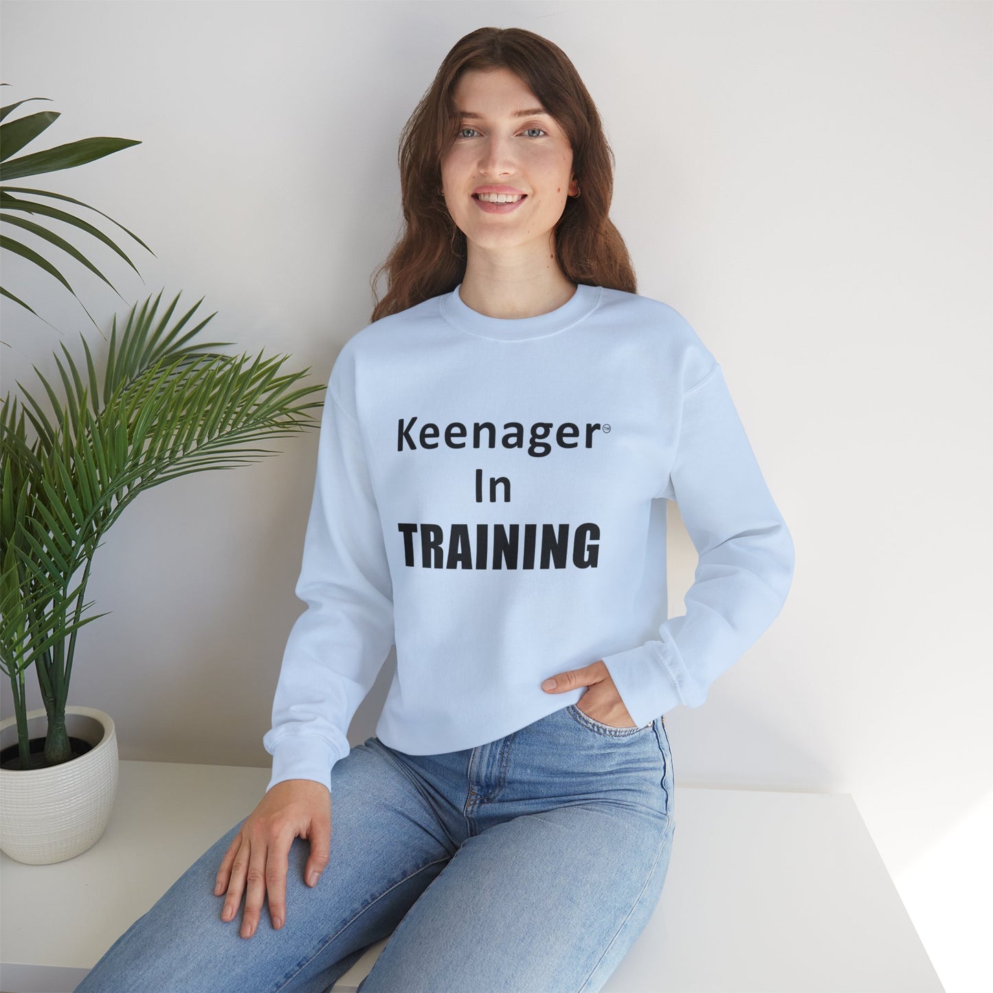 Keenager In Training – Playful & Comfy Sweatshirt