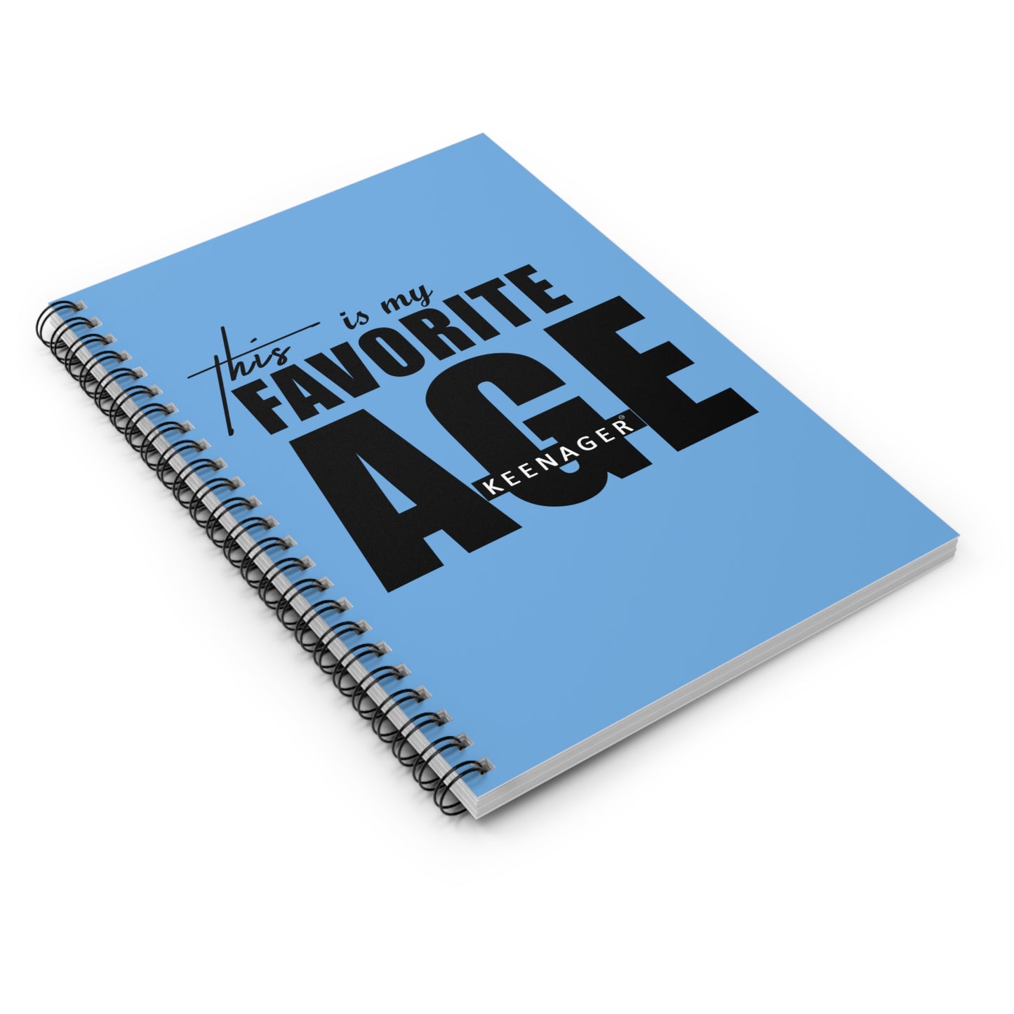 This Is My Favorite Age – Spiral Notebook (Keenager)