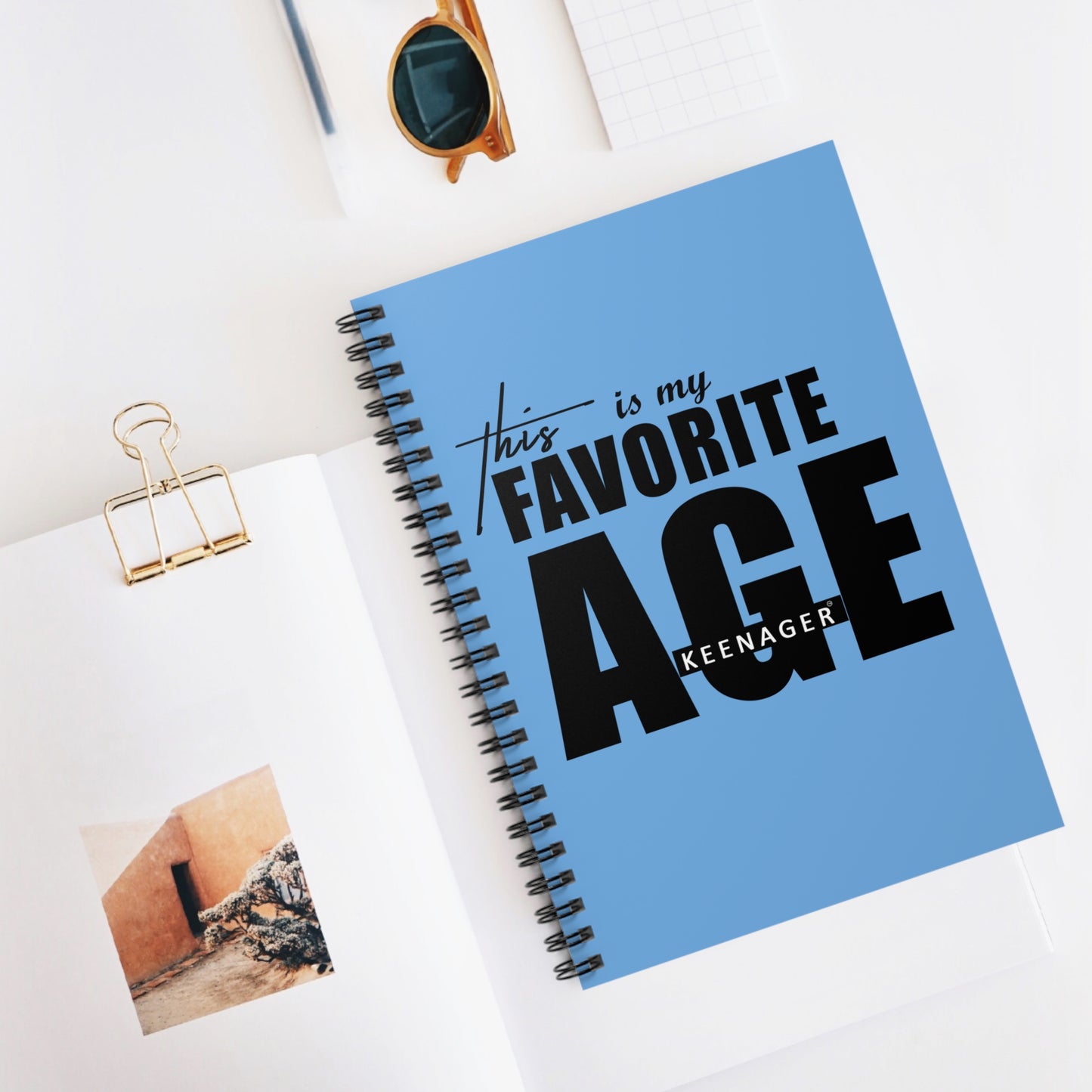 This Is My Favorite Age – Spiral Notebook (Keenager)