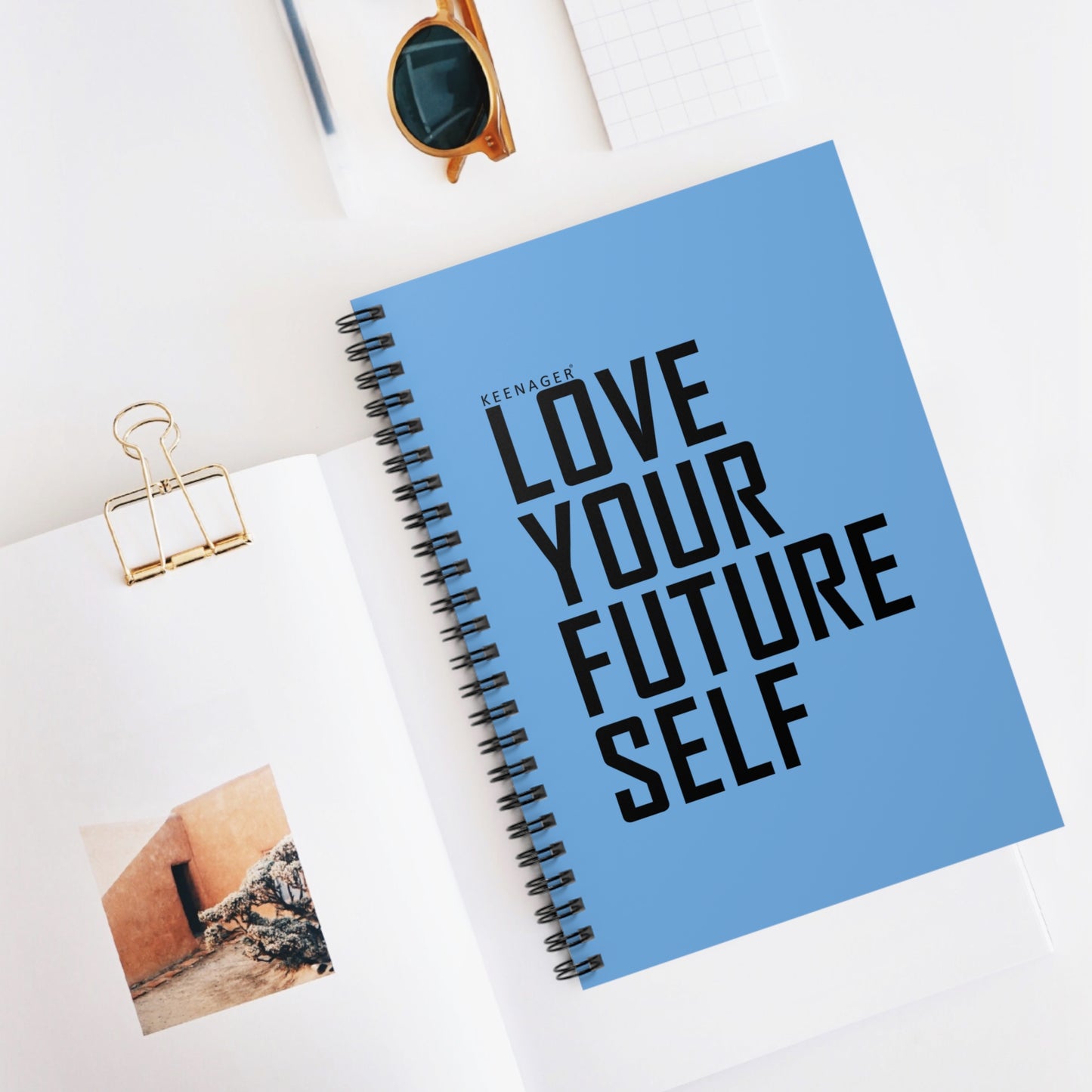 Love Your Future Self – Spiral Notebook (Keenager)