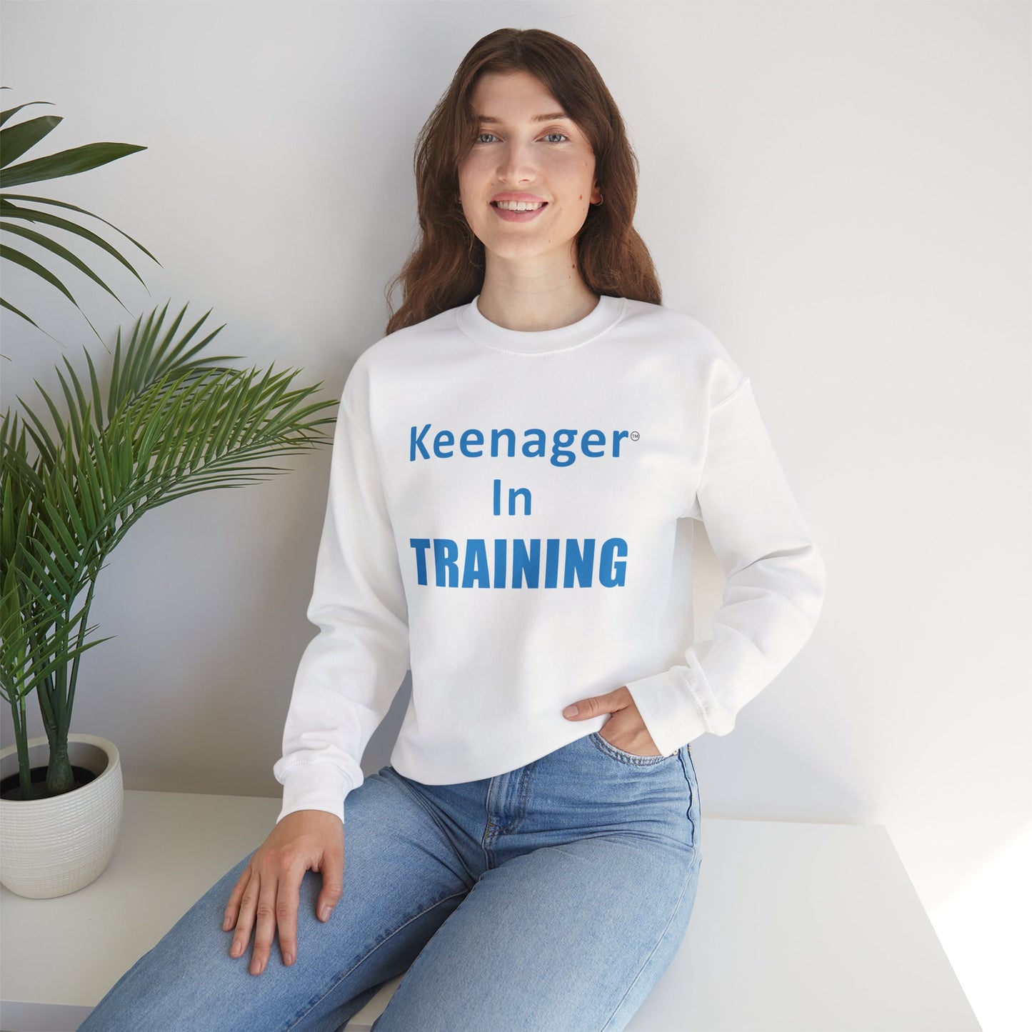 Keenager In Training – Playful & Comfy Sweatshirt
