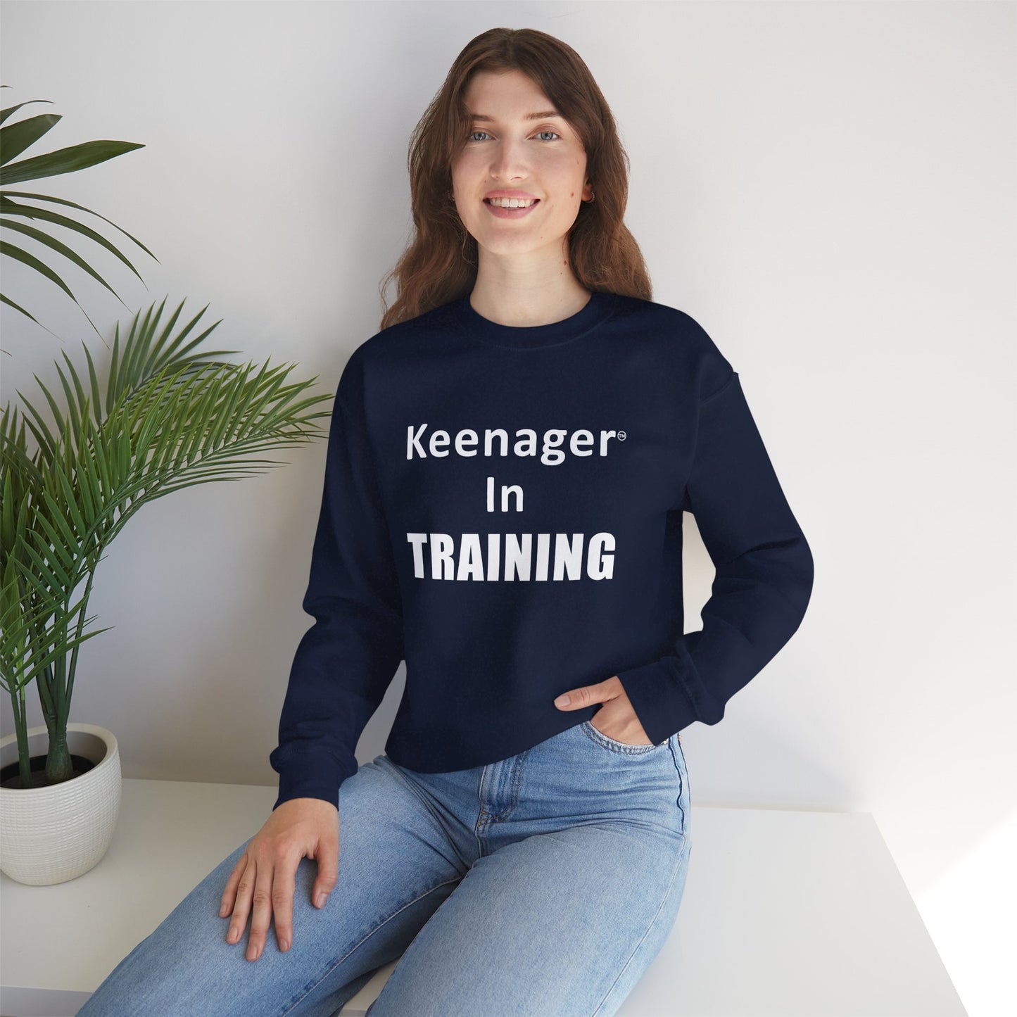 Keenager In Training – Playful & Comfy Sweatshirt