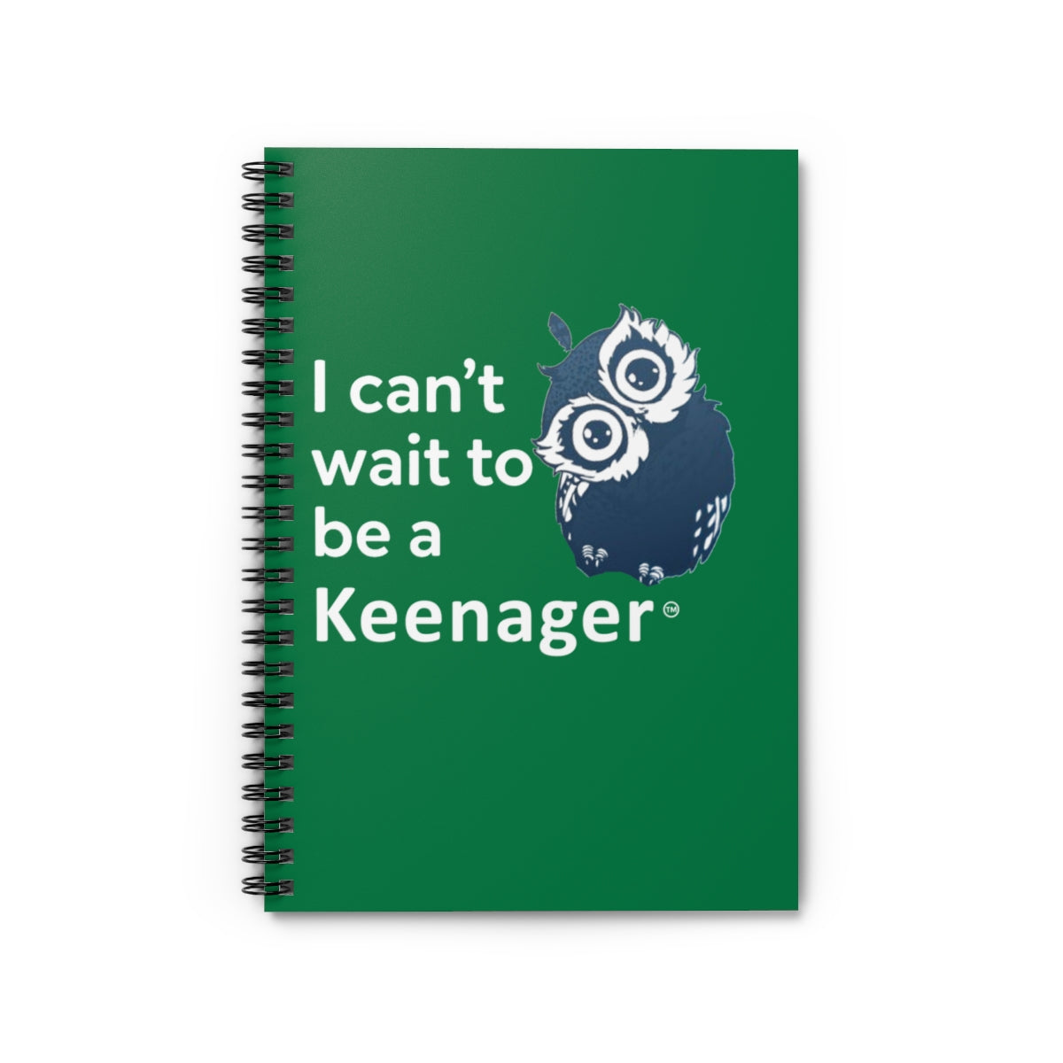 I Can’t Wait to Be a Keenager – Spiral Notebook