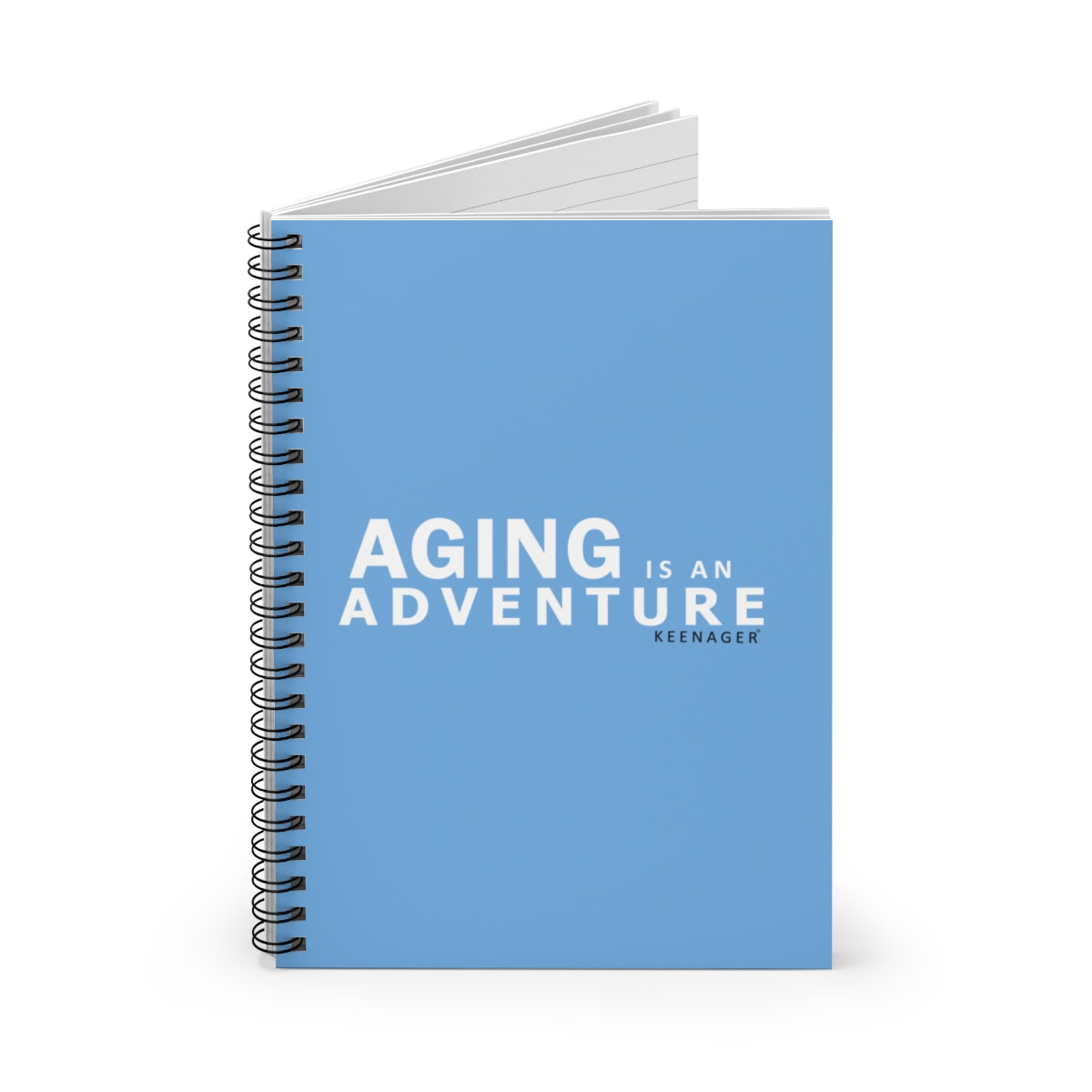 Aging Is an Adventure – Spiral Notebook (Keenager)