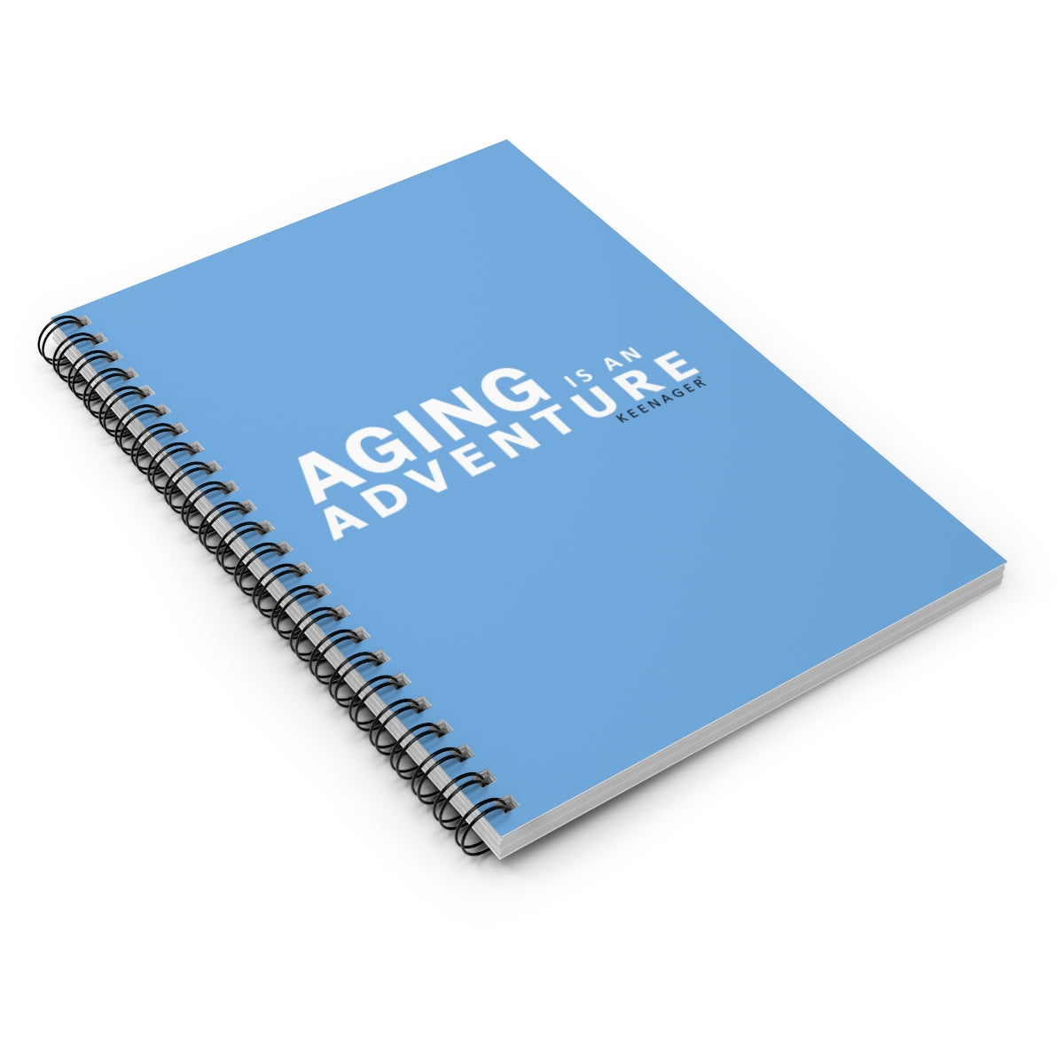 Aging Is an Adventure – Spiral Notebook (Keenager)