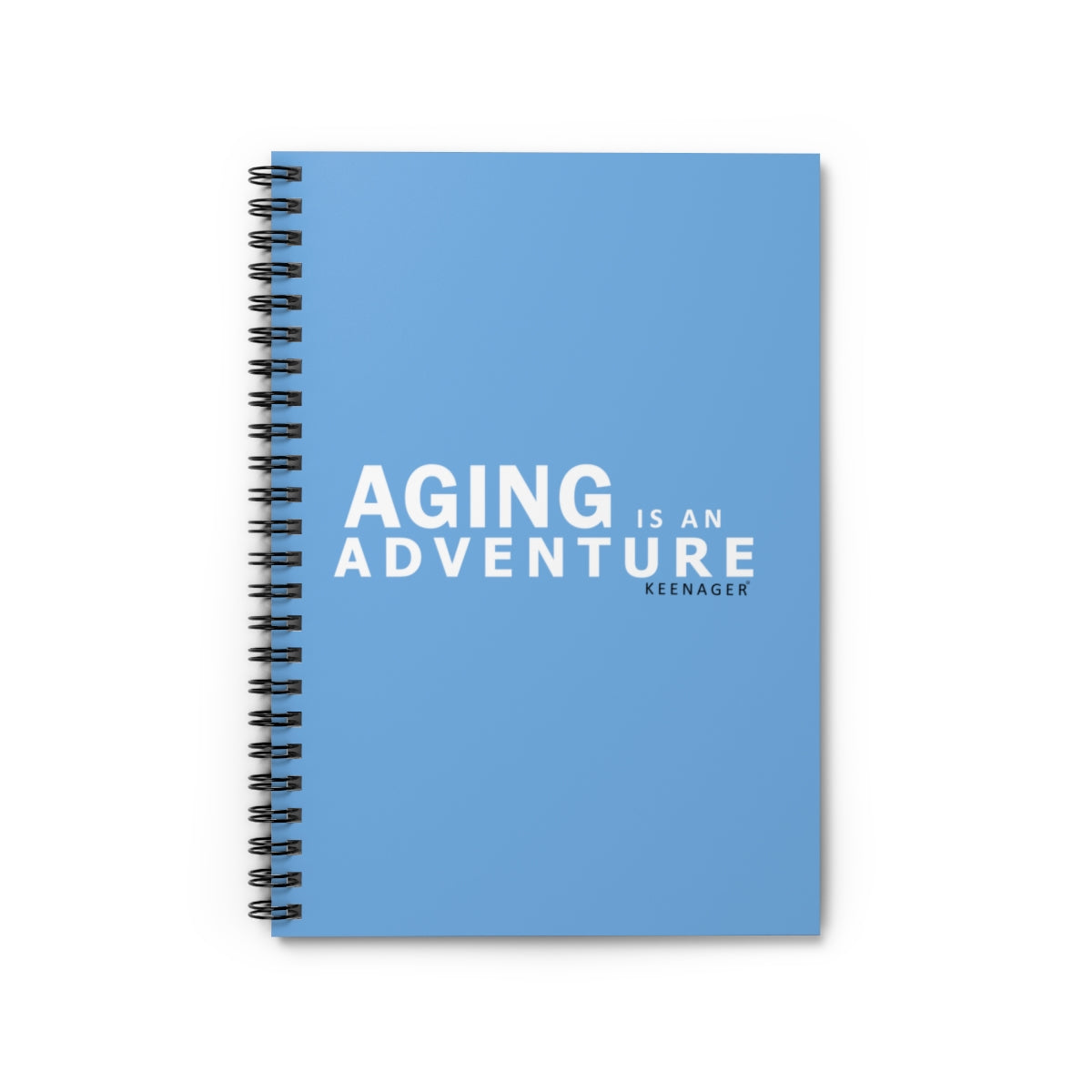 Aging Is an Adventure – Spiral Notebook (Keenager)