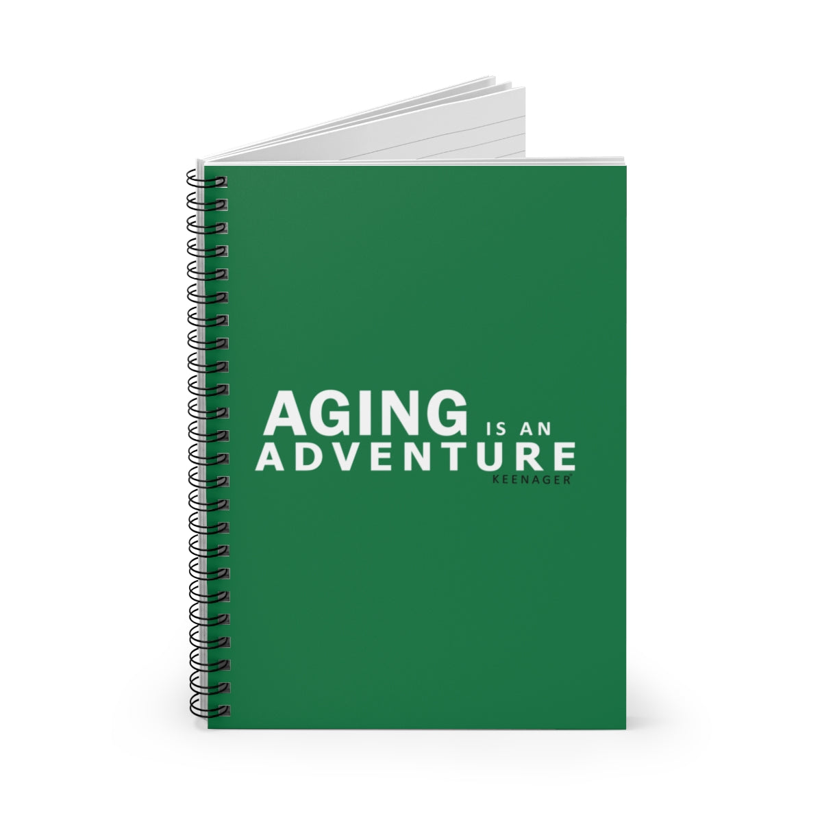 Aging Is an Adventure – Spiral Notebook (Keenager)