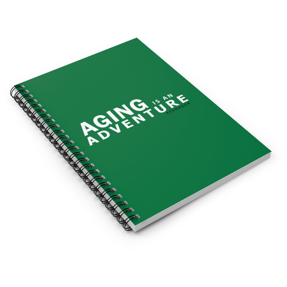 Aging Is an Adventure – Spiral Notebook (Keenager)