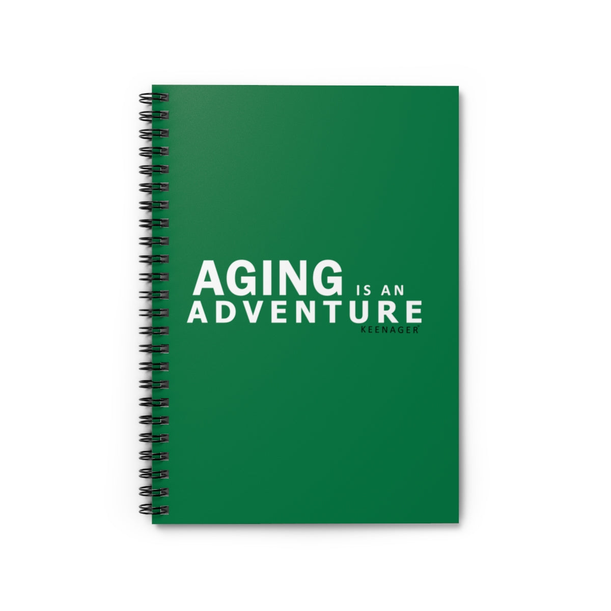 Aging Is an Adventure – Spiral Notebook (Keenager)