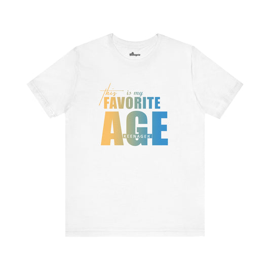 This Is My Favorite Age – Vibrant Tee for Positive Aging