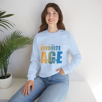 This is My Favorite Age – Colorful Statement Sweatshirt