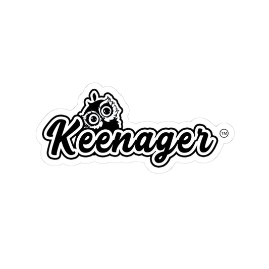 Keenager – A Bold Sticker Celebrating the Joy of Aging!