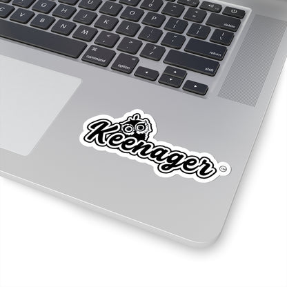 Keenager – A Bold Sticker Celebrating the Joy of Aging!