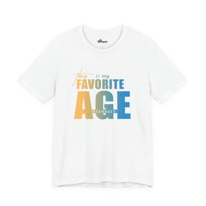 This Is My Favorite Age – Vibrant Tee for Positive Aging