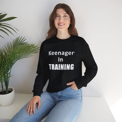 Keenager In Training – Playful & Comfy Sweatshirt