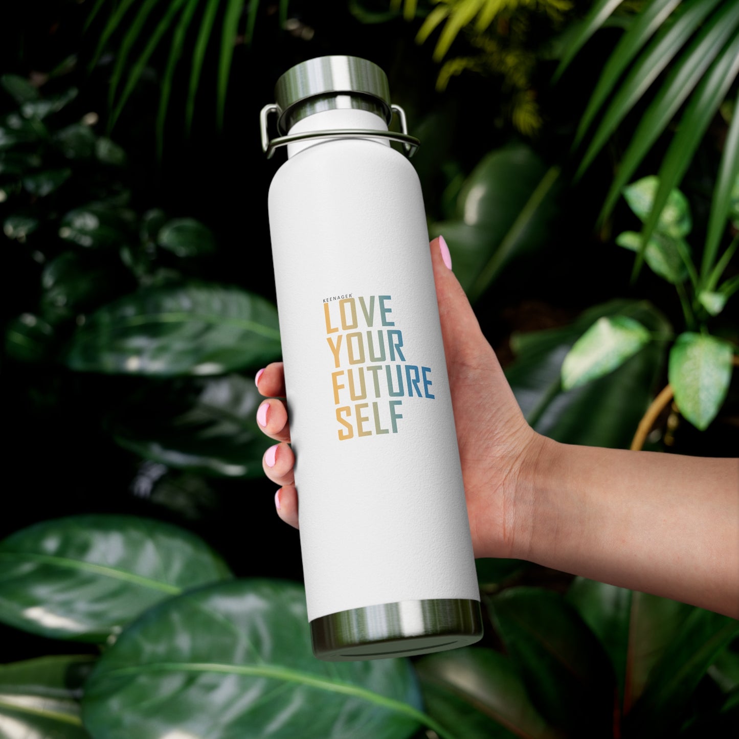 Love Your Future Self – 22oz Insulated Water Bottle (Keenager)