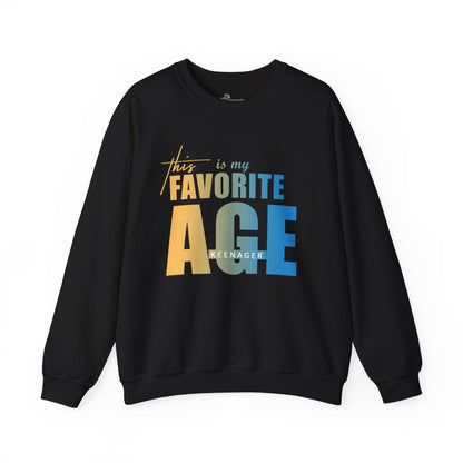 This is My Favorite Age – Colorful Statement Sweatshirt