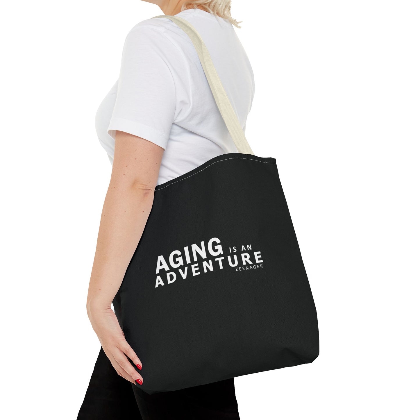 Aging Is an Adventure – Tote Bag (Keenager)