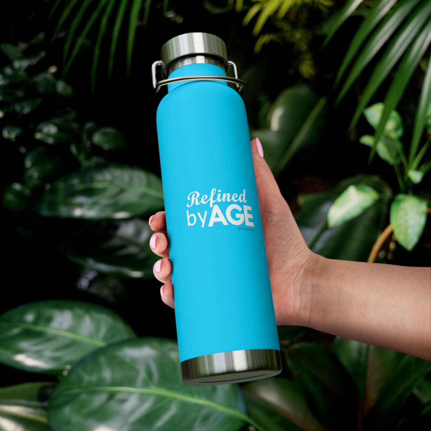Refined by Age – 22oz Insulated Water Bottle (Keenager)