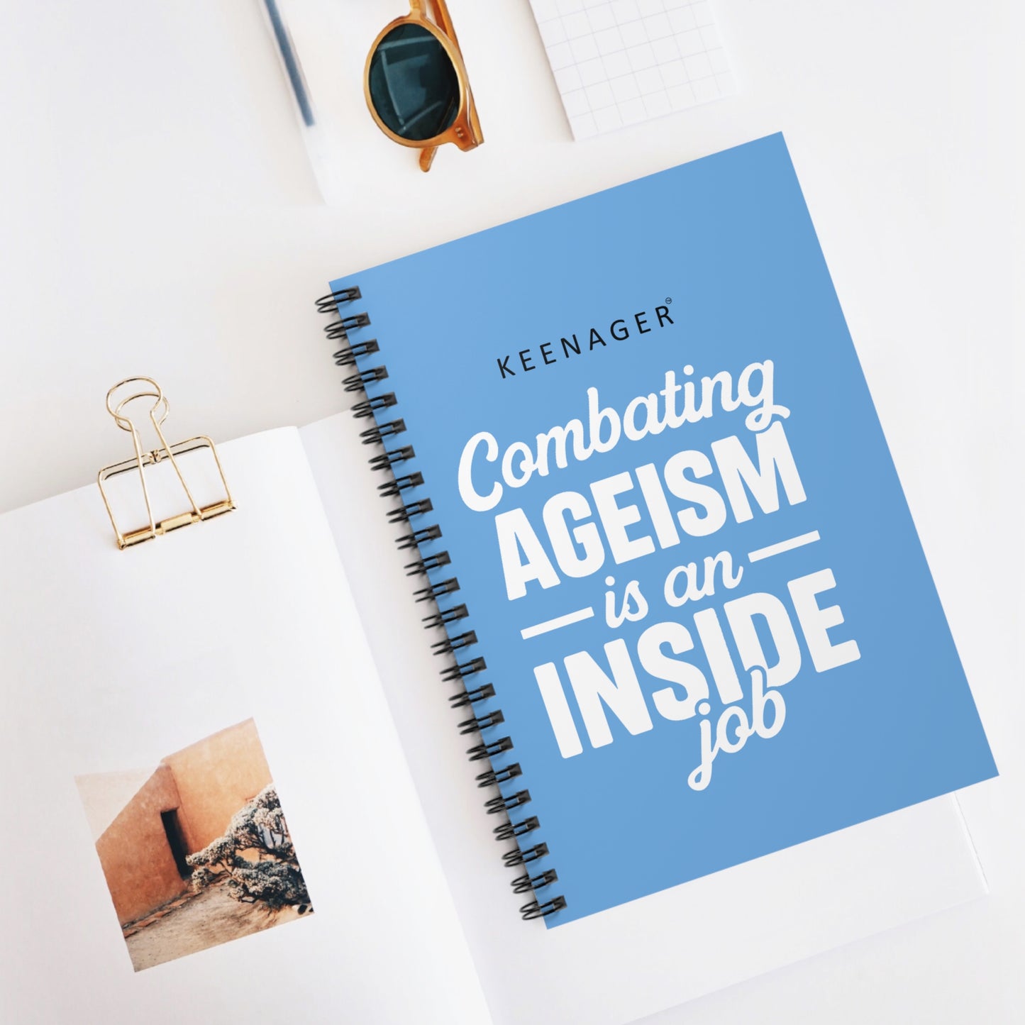 Combating Ageism Is an Inside Job – Spiral Notebook (Keenager)