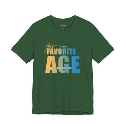 This Is My Favorite Age – Vibrant Tee for Positive Aging