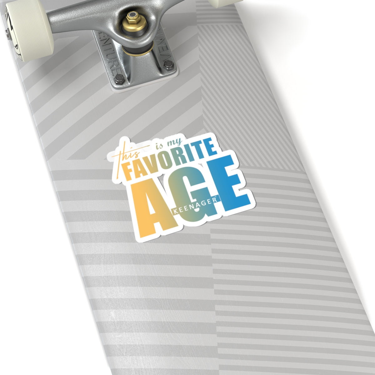 This Is My Favorite Age – Vibrant Keenager Sticker
