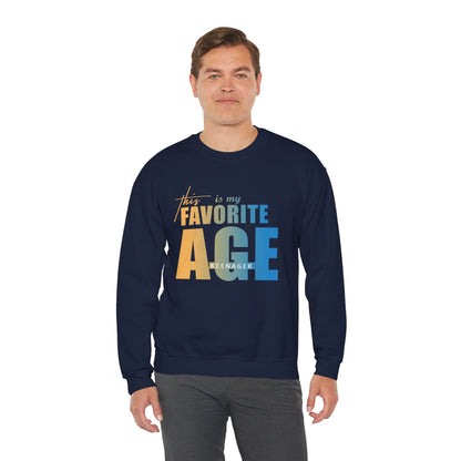 This is My Favorite Age – Colorful Statement Sweatshirt