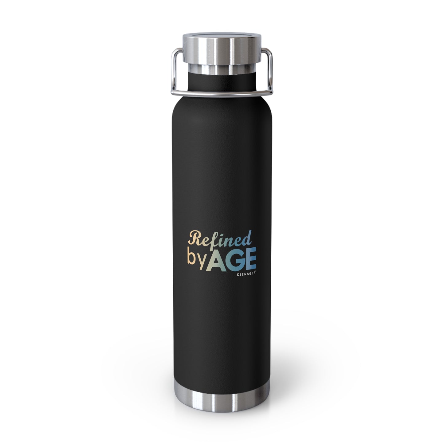 Refined by Age – 22oz Insulated Water Bottle (Keenager)
