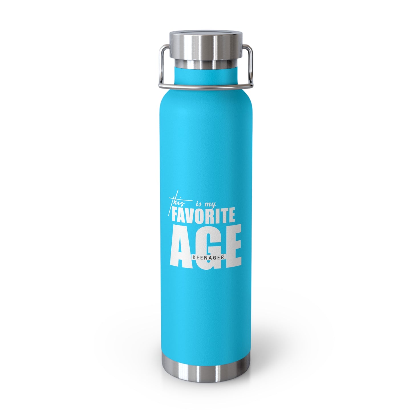 This Is My Favorite Age – 22oz Insulated Water Bottle (Keenager)