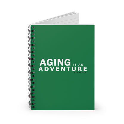 Aging Is an Adventure – Spiral Notebook (Keenager)